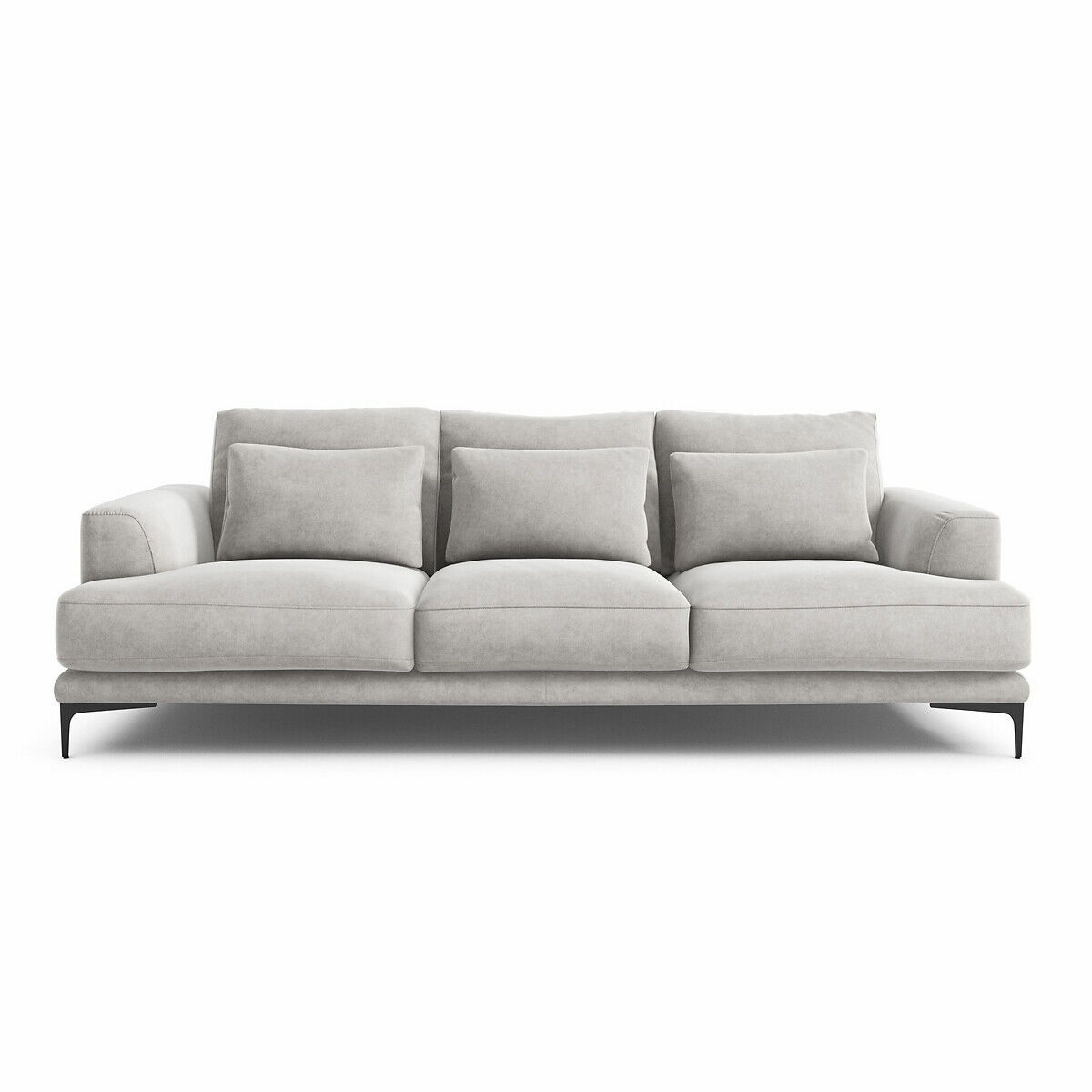 AM.PM Sofa Marsile, Samt Stonewashed BEIGE;GRAU