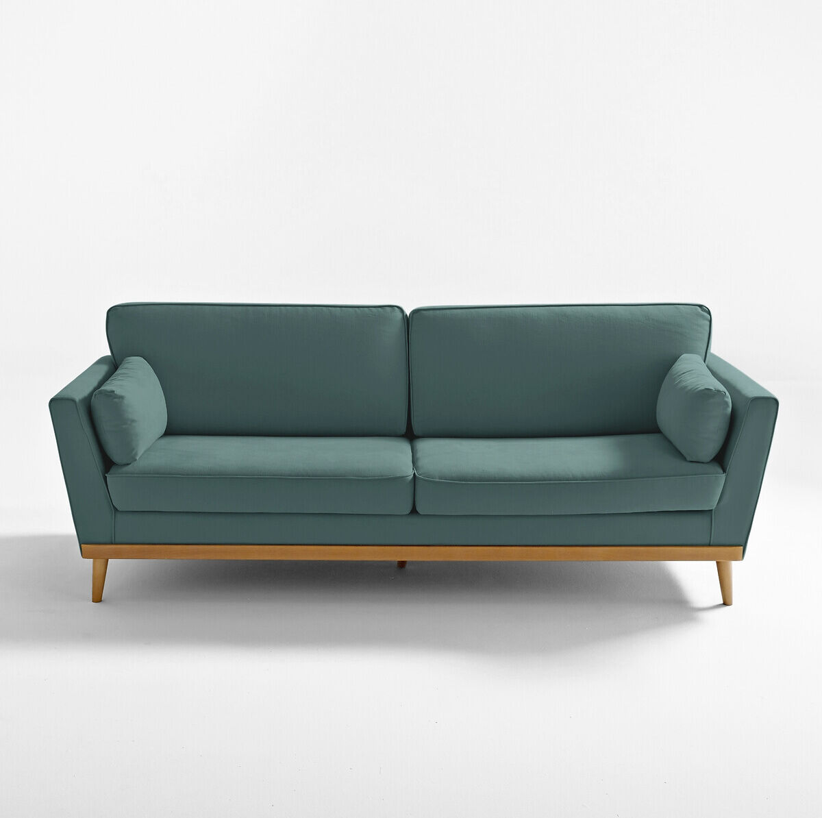 LA REDOUTE INTERIEURS Sofa Tasie, Baumwolle/Leinen, 3- oder 4-Sitzer BRAUN;GRÜN;GELB