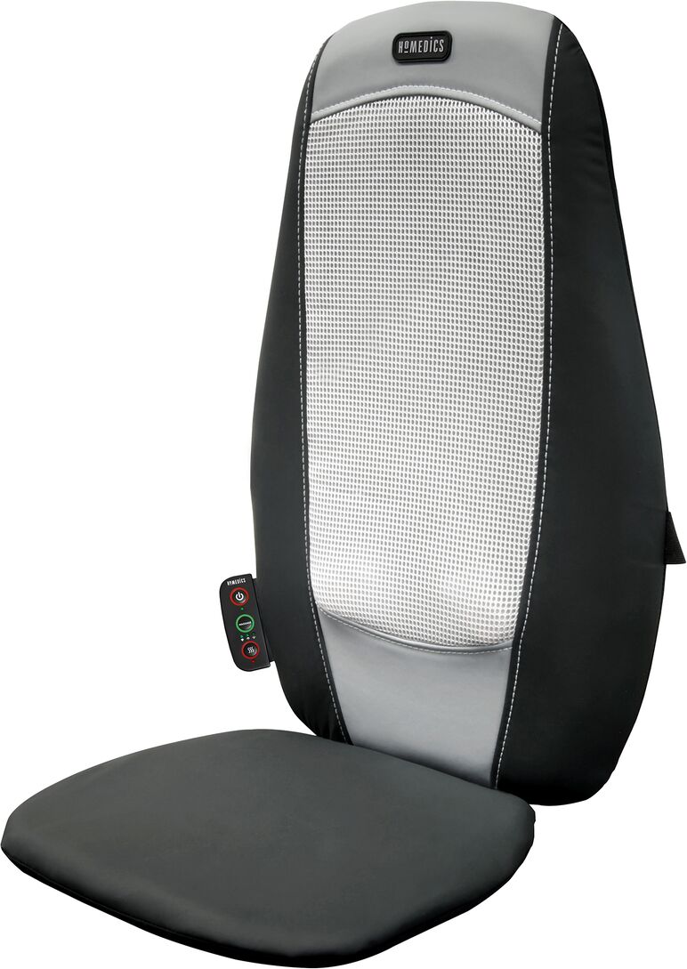 HOMEDICS Sitzauflage SBM-195 mit Shiatsu-Massagefunktion für den Rücken SCHWARZ