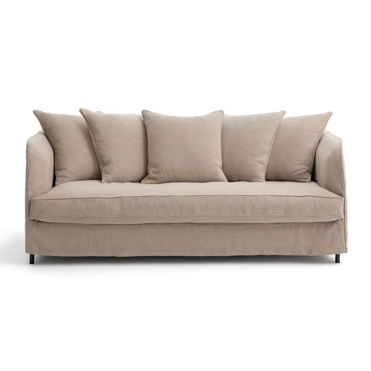 AM.PM Sofa Néo Suavo, dicht gewebtes Leinen in Stonewashed-Optik BEIGE