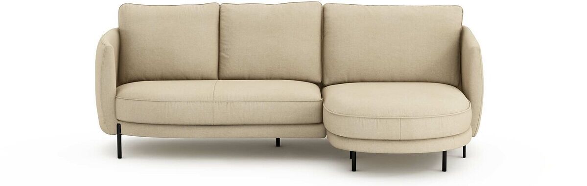 AM.PM Ecksofa Arcus, Leinen Stonewashed BEIGE;BRAUN