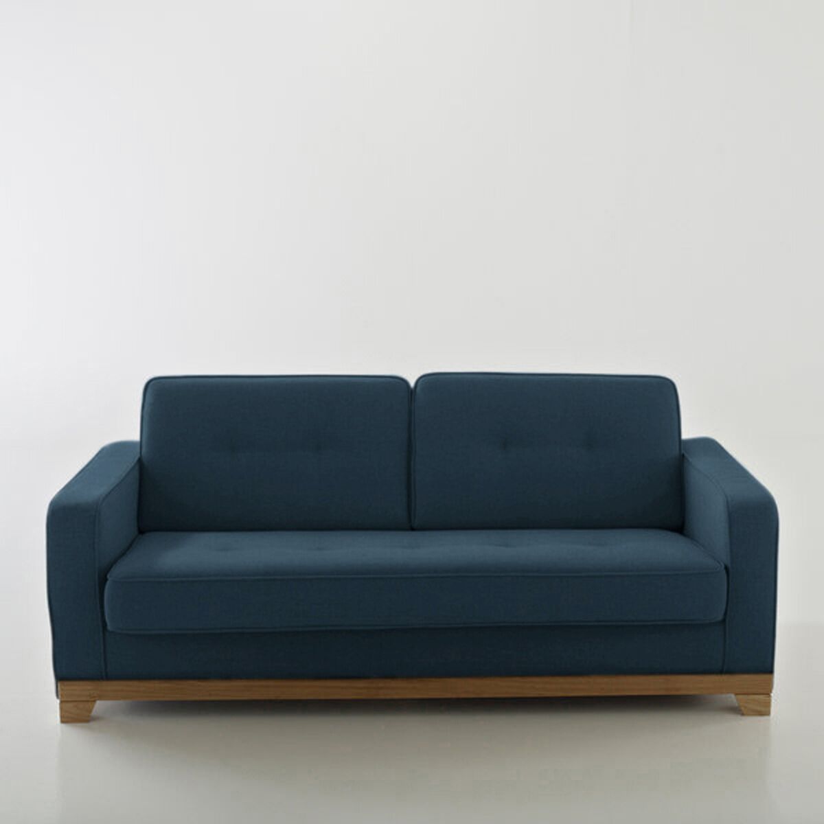 LA REDOUTE INTERIEURS Schlafsofa Ajis, 2- oder 3-Sitzer, Polyester, Bultex-Kaltschaum BLAU;GRAU