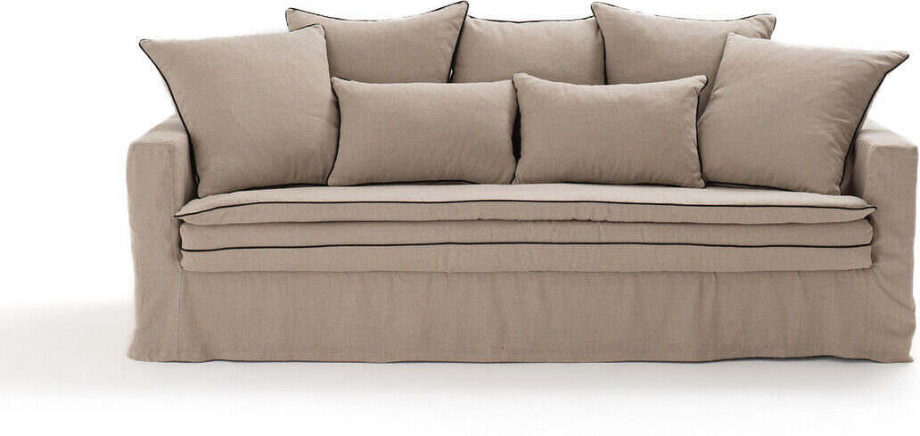 LA REDOUTE INTERIEURS Sofa Beth, 3-,4- oder 5-Sitzer, Leinen, Bultex GRAU;BLAU;BRAUN;BEIGE;GRÜN