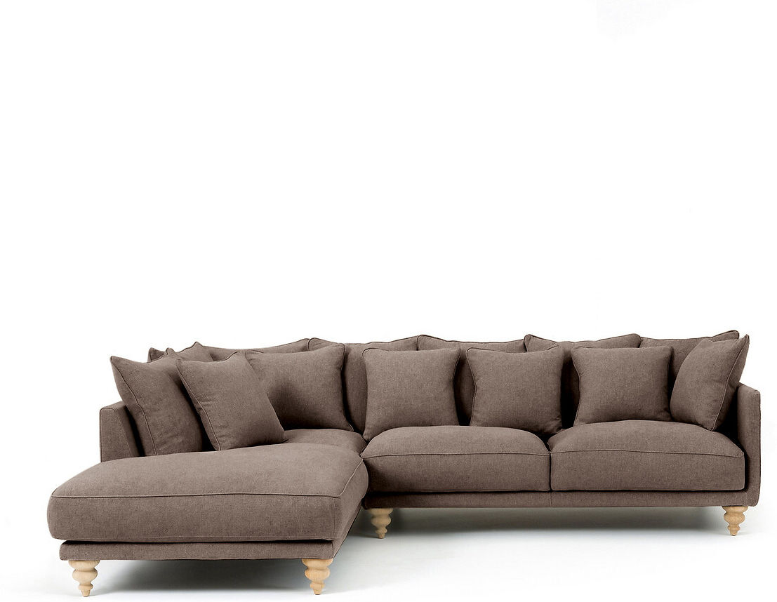 AM.PM Ecksofa Lazare, Leinen Stonewashed BRAUN;BEIGE