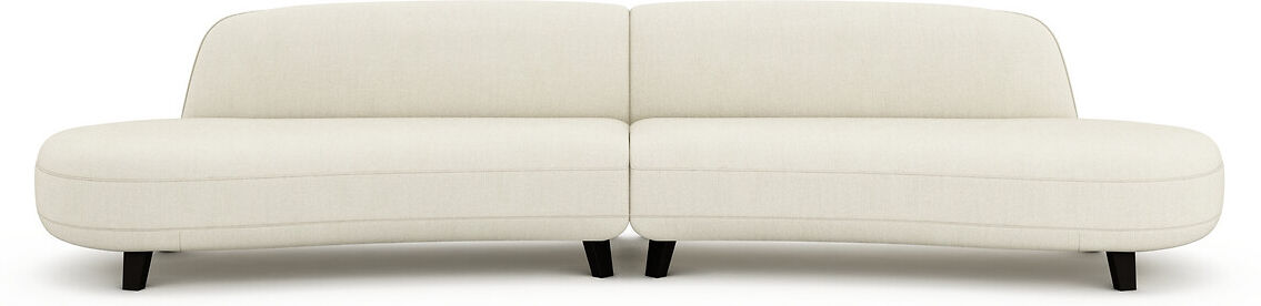 AM.PM 6-Sitzer-Sofa Rosebury, Chambray-Leinen, Design by E. Gallina BEIGE