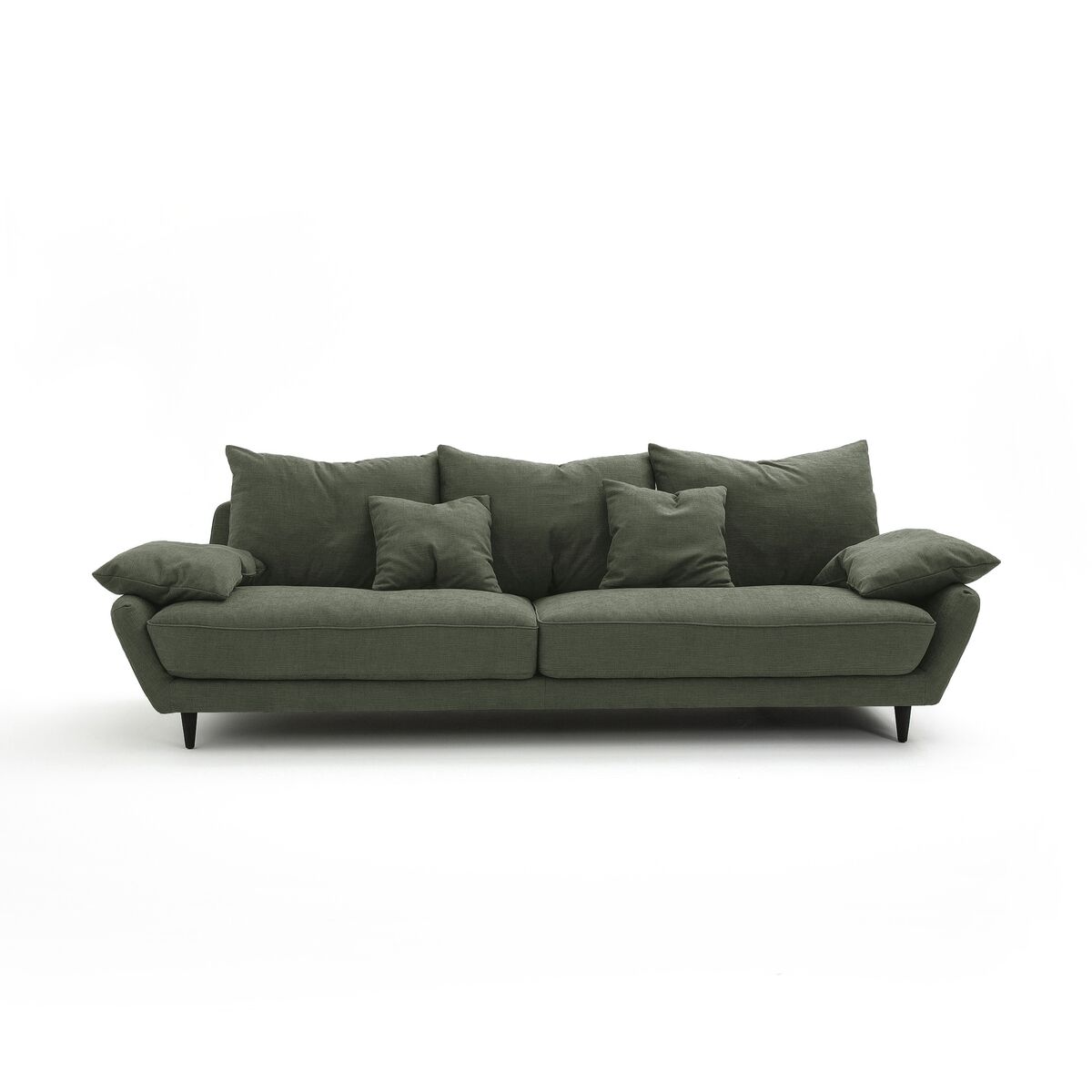 AM.PM Sofa Lenakine, 5-Sitzer, Viskose/Polyester GRÜN;GRAU