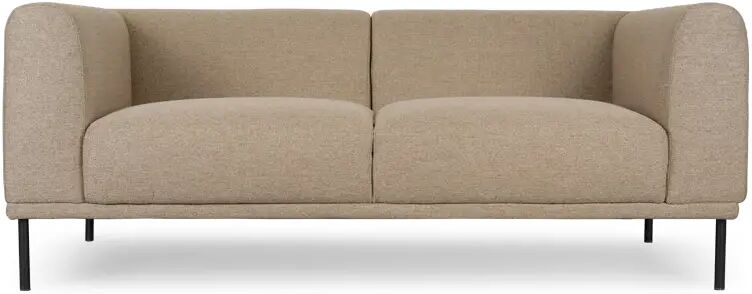 NV GALLERY 2-Sitzer-Sofa DRIES  Taupe / Schwarz