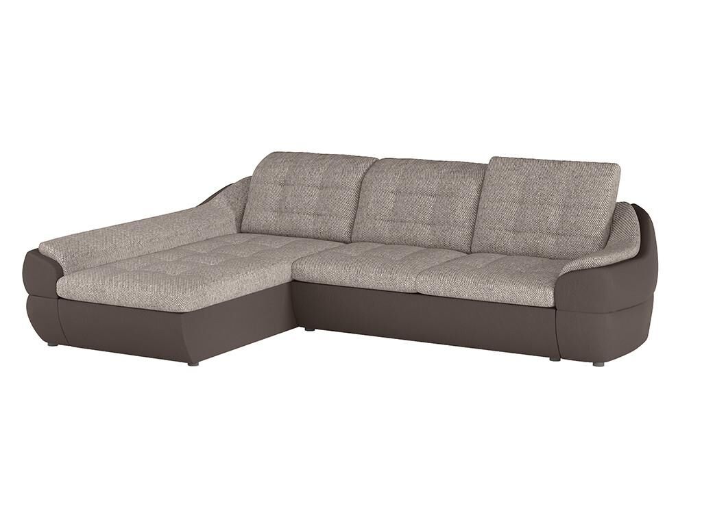 Vente-unique.ch Ecksofa mit Schlaffunktion & Bettkasten FAREZ - Taupe - Ecke Links