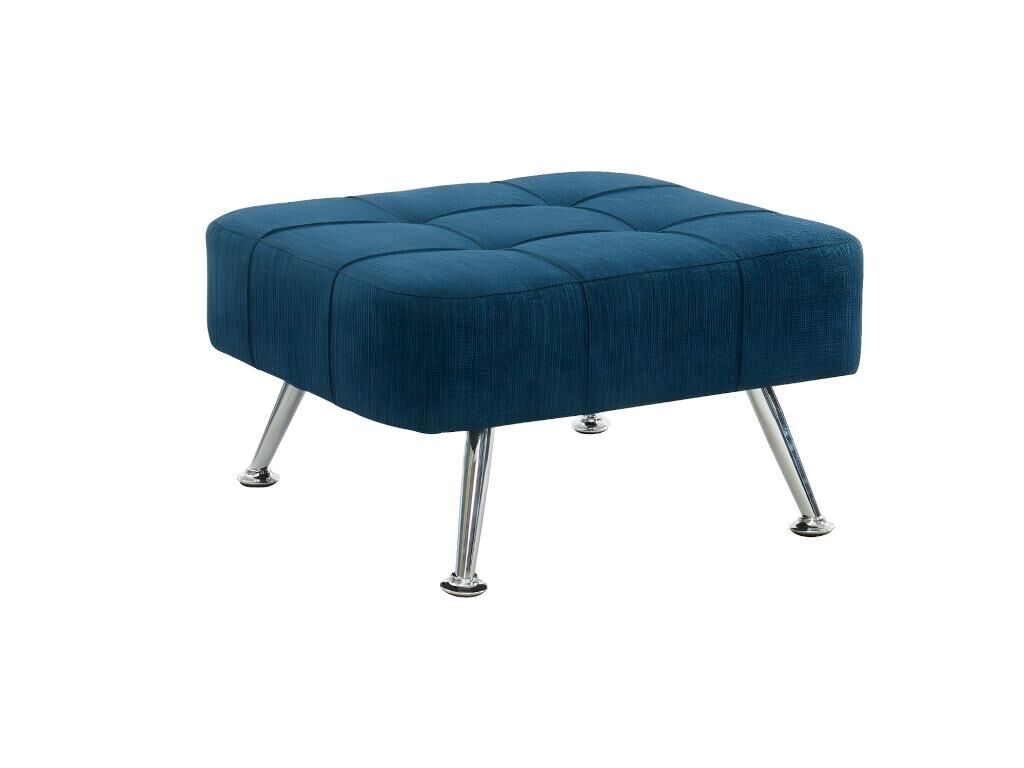 Vente-unique.ch Sitzhocker MURNI - Stoff - Blau