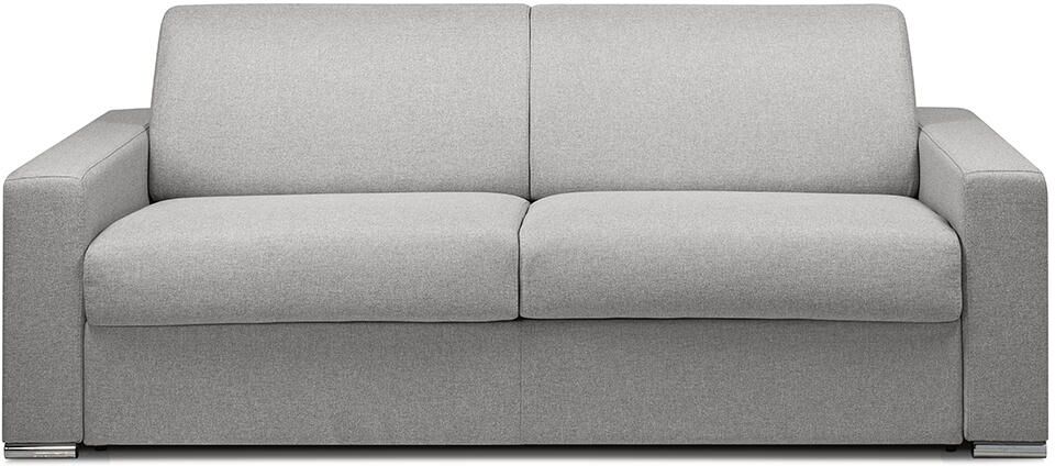 Vente-unique.ch Schlafsofa 4-Sitzer Stoff CALITO - Grau - Liegefläche: 160  cm - Matratzenhöhe: 14 cm