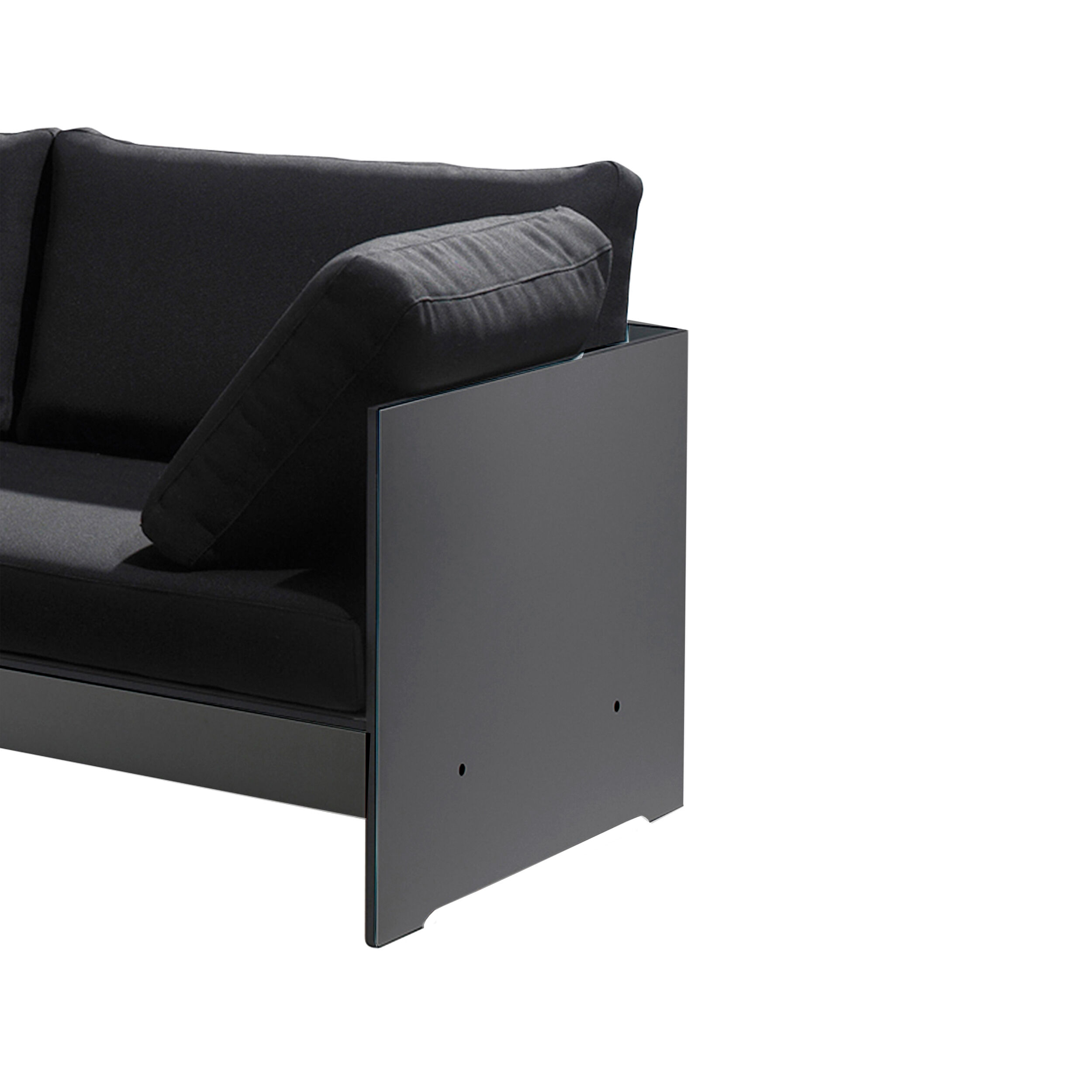 conmoto Riva Lounge Armlehne für Sofa  grau