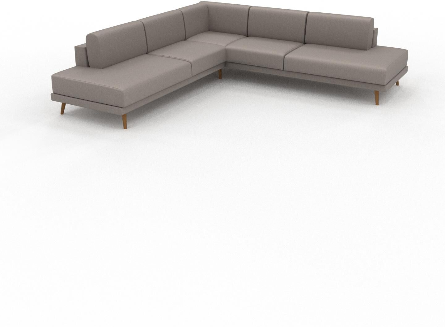 MYCS Ecksofa Taupebeige - Flexible Designer-Polsterecke, L-Form: Beste Qualität, einzigartiges Design - 294 x 81 x 294 cm, konfigurierbar