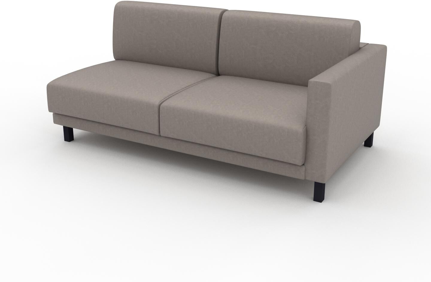 MYCS Sofa Taupebeige - Moderne Designer-Couch: Hochwertige Qualität, einzigartiges Design - 172 x 75 x 98 cm, Komplett anpassbar