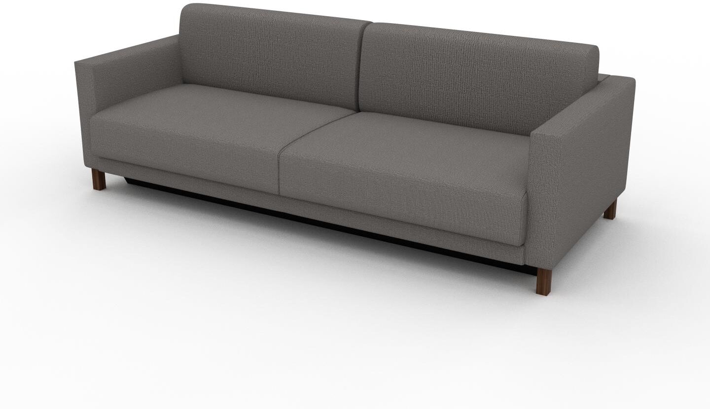 MYCS Sofa 3-Sitzer Taupegrau Strukturgewebe - Elegantes, gemütliches 3-Sitzer Sofa: Hochwertige Qualität, einzigartiges Design - 224 x 75 x 98 cm,...