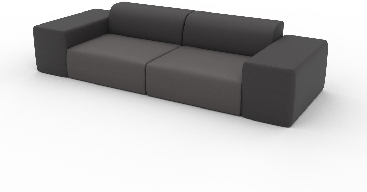 MYCS Sofa 2-Sitzer Schiefergrau Veganes Leder - Elegantes, gemütliches 2-Sitzer Sofa: Hochwertige Qualität, einzigartiges Design - 294 x 72 x 107 cm,...