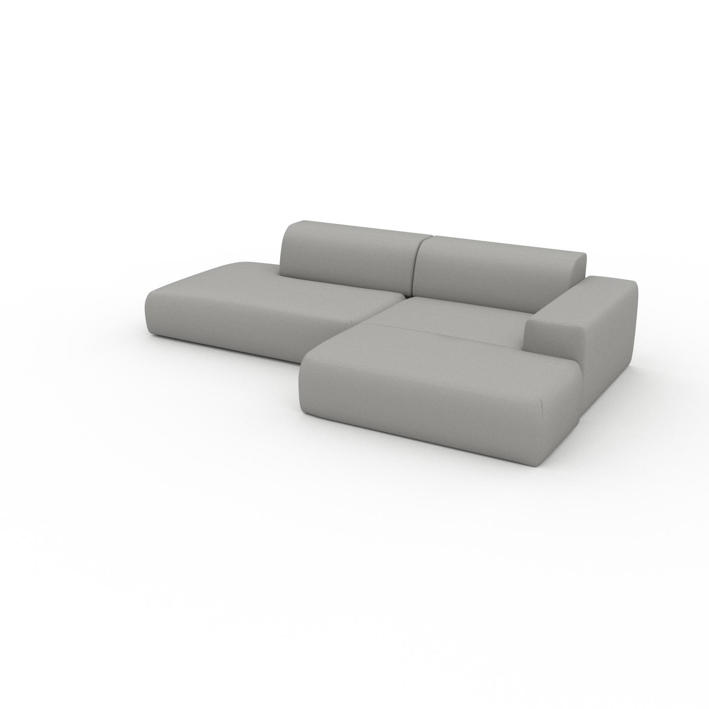 MYCS Ecksofa Sandgrau - Flexible Designer-Polsterecke, L-Form: Beste Qualität, einzigartiges Design - 296 x 72 x 168 cm, konfigurierbar