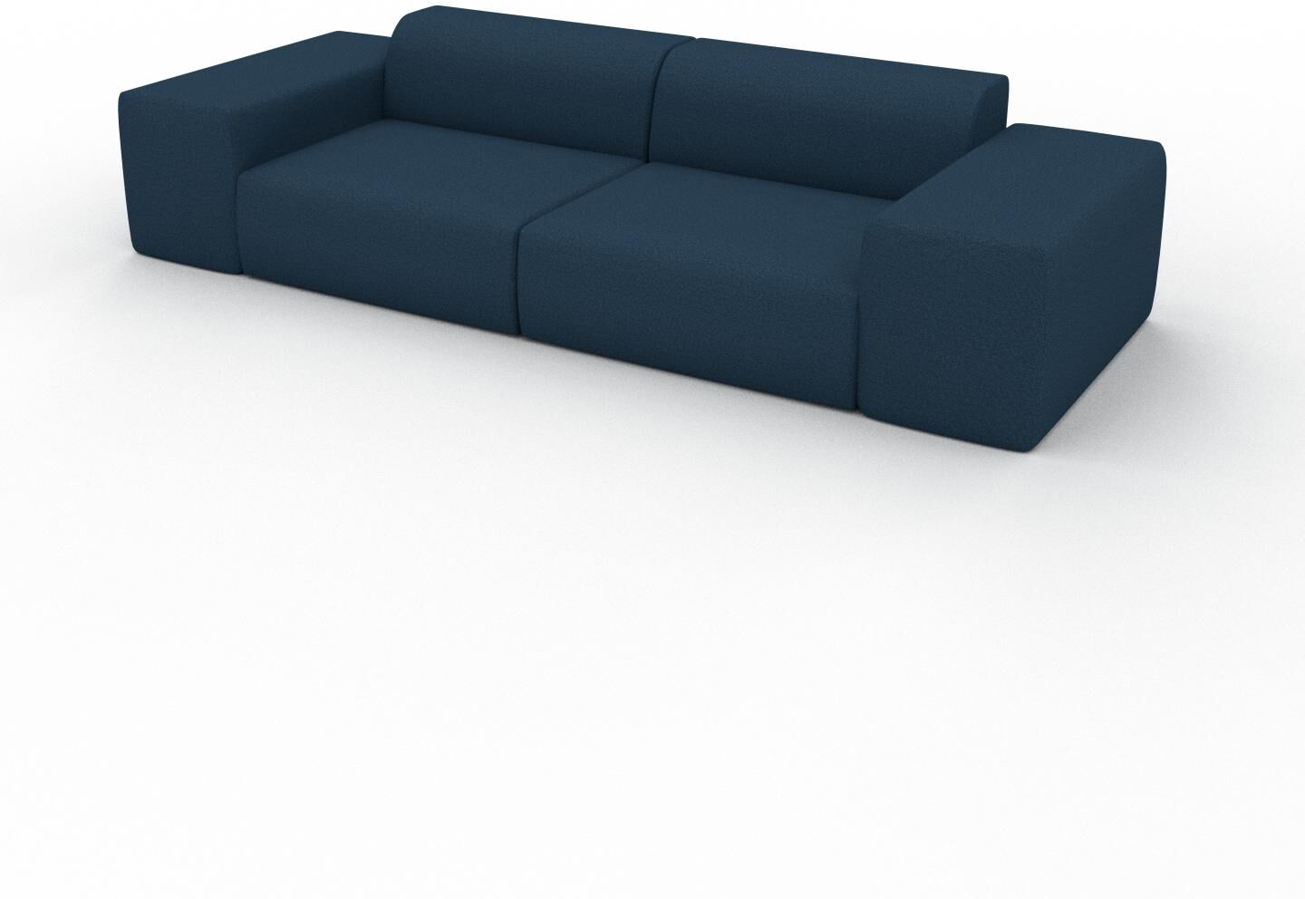 MYCS Sofa 2-Sitzer Ozeanblau Feingewebe - Elegantes, gemütliches 2-Sitzer Sofa: Hochwertige Qualität, einzigartiges Design - 294 x 72 x 107 cm,...