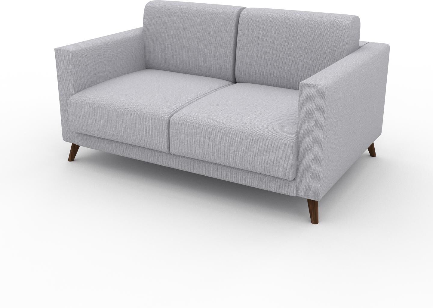 MYCS Sofa 2-Sitzer Lichtgrau Feingewebe - Elegantes, gemütliches 2-Sitzer Sofa: Hochwertige Qualität, einzigartiges Design - 145 x 75 x 98 cm,...