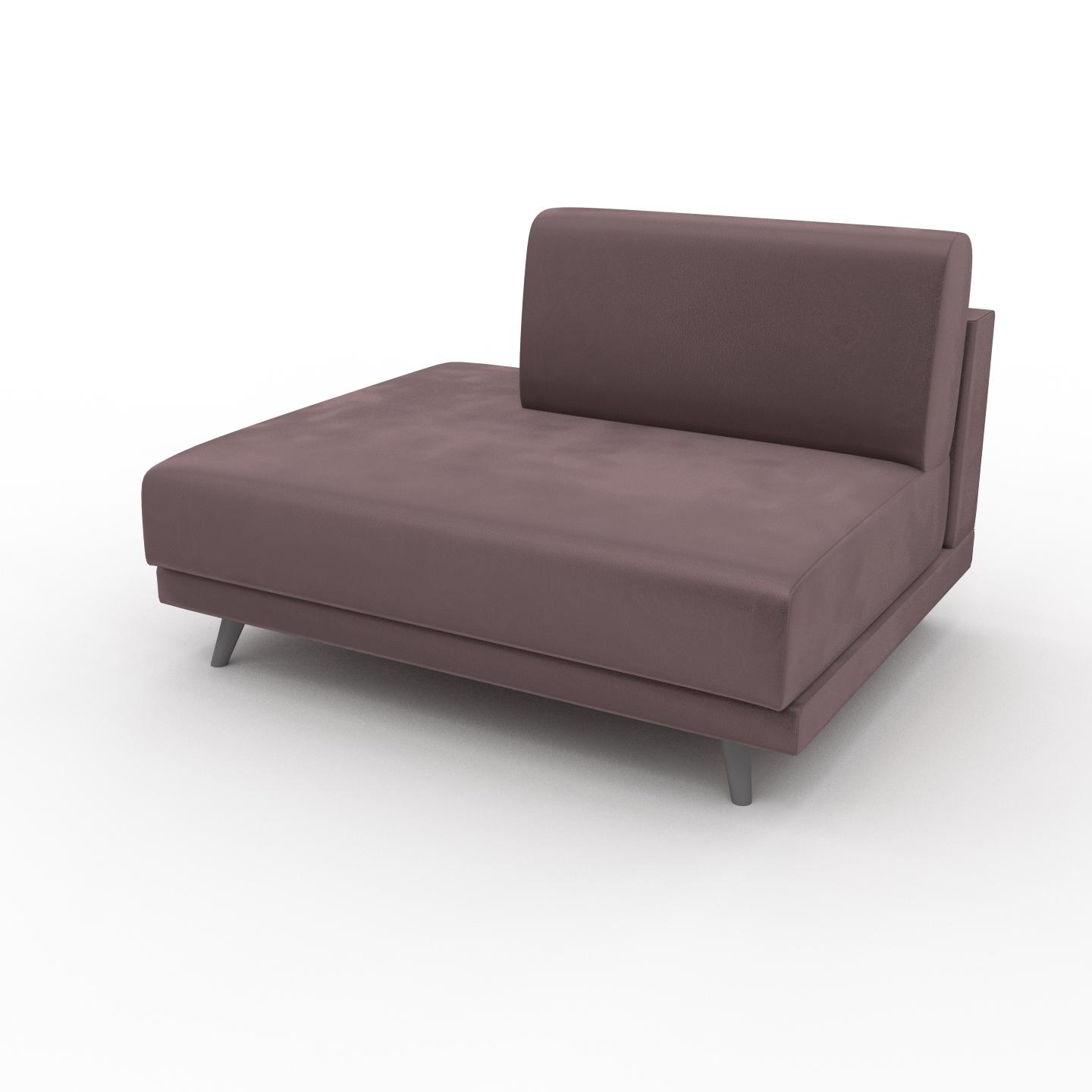 MYCS Sessel Samt Puderrosa - Eleganter Sessel: Hochwertige Qualität, einzigartiges Design - 120 x 75 x 98 cm, Individuell konfigurierbar
