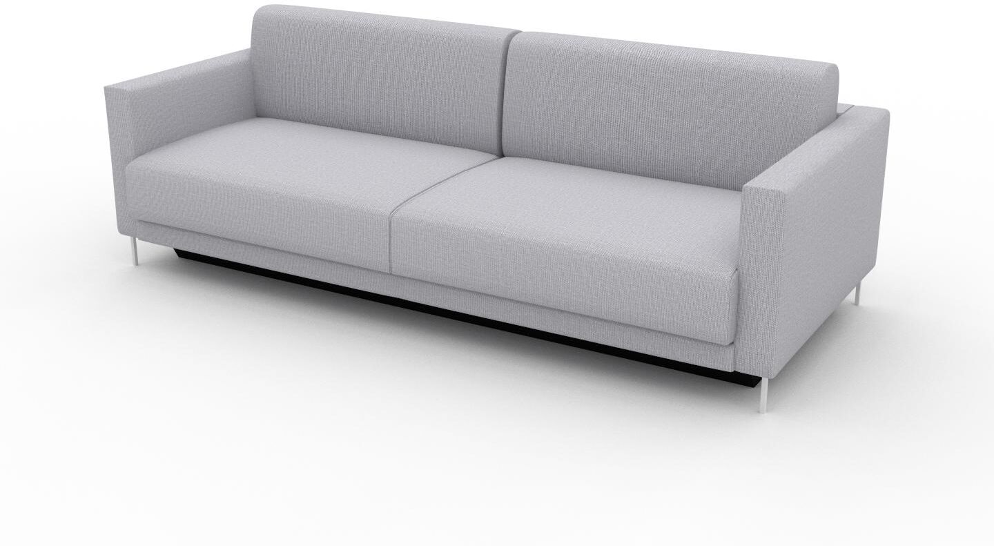 MYCS Sofa 3-Sitzer Lichtgrau Feingewebe - Elegantes, gemütliches 3-Sitzer Sofa: Hochwertige Qualität, einzigartiges Design - 224 x 75 x 98 cm,...