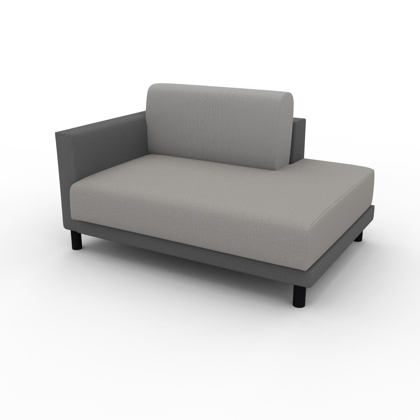 MYCS Sessel Sandgrau - Eleganter Sessel: Hochwertige Qualität, einzigartiges Design - 132 x 75 x 98 cm, Individuell konfigurierbar