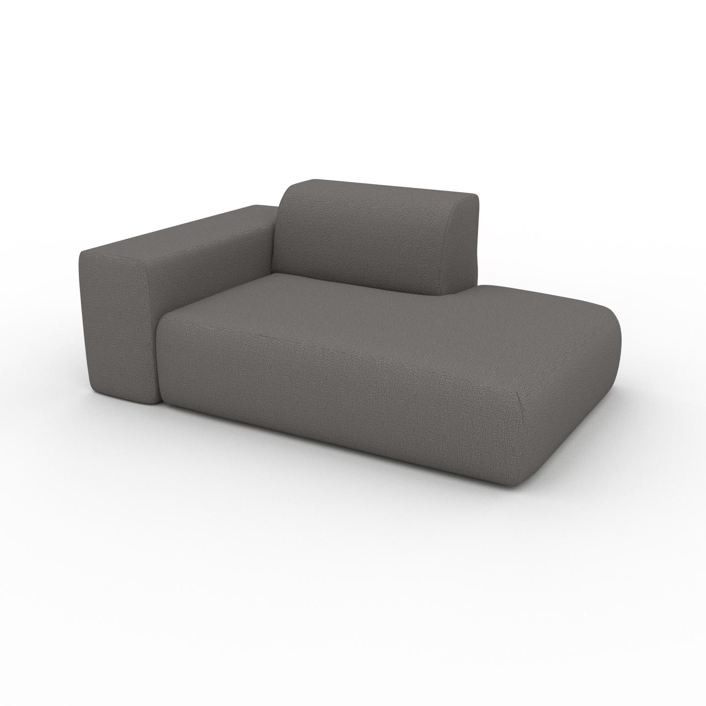 MYCS Sessel Taupegrau - Eleganter Sessel: Hochwertige Qualität, einzigartiges Design - 168 x 72 x 107 cm, Individuell konfigurierbar