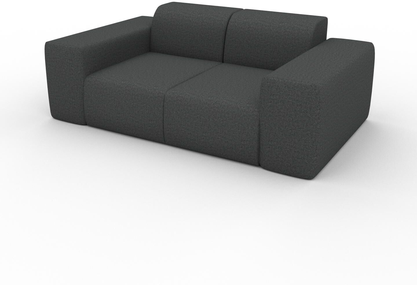 MYCS Sofa Steingrau - Moderne Designer-Couch: Hochwertige Qualität, einzigartiges Design - 186 x 72 x 107 cm, Komplett anpassbar