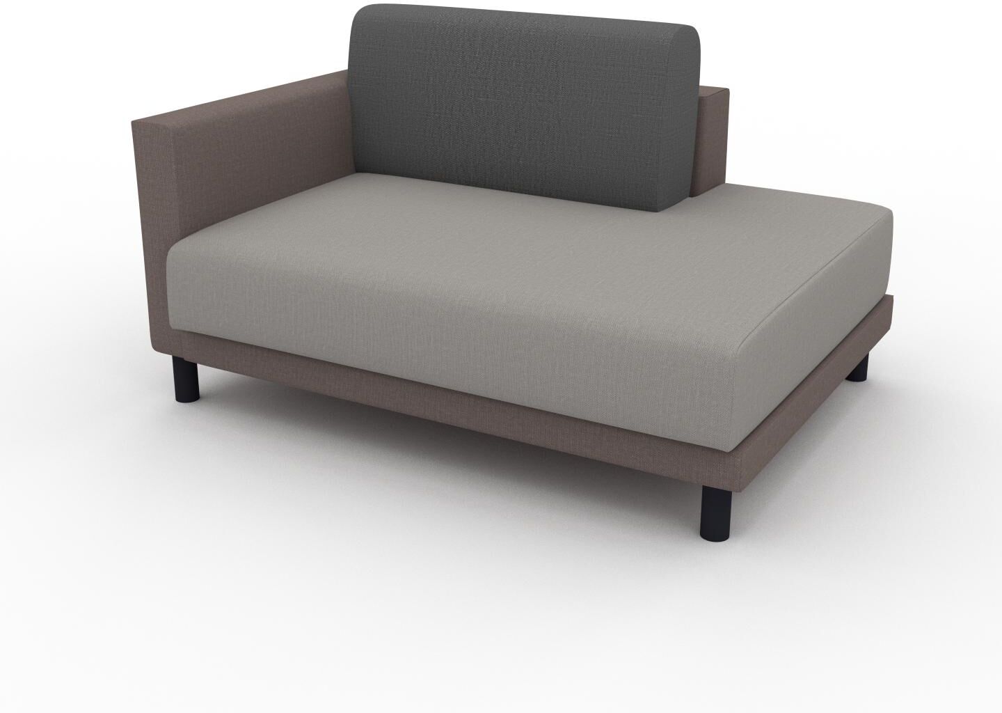 MYCS Sessel Sandgrau - Eleganter Sessel: Hochwertige Qualität, einzigartiges Design - 132 x 75 x 98 cm, Individuell konfigurierbar