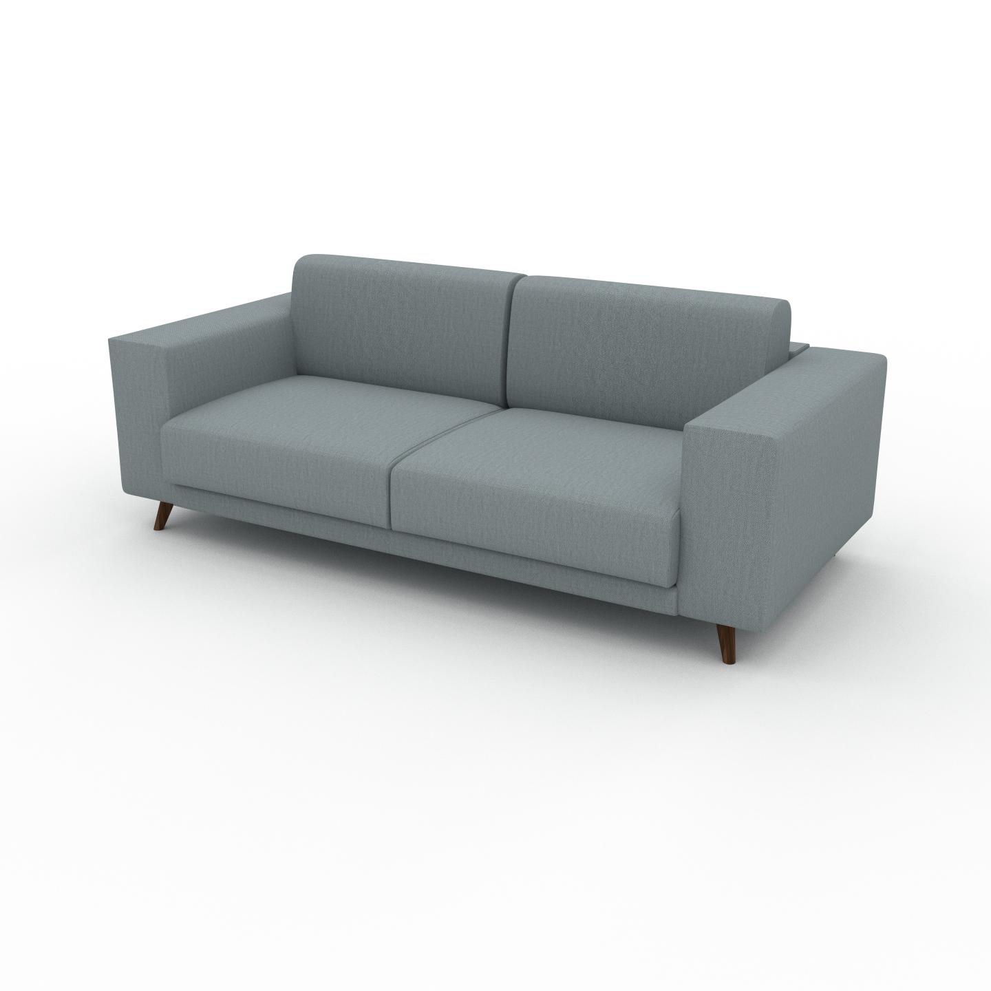 MYCS Sofa 2-Sitzer Taubenblau Webstoff - Elegantes, gemütliches 2-Sitzer Sofa: Hochwertige Qualität, einzigartiges Design - 208 x 75 x 98 cm,...