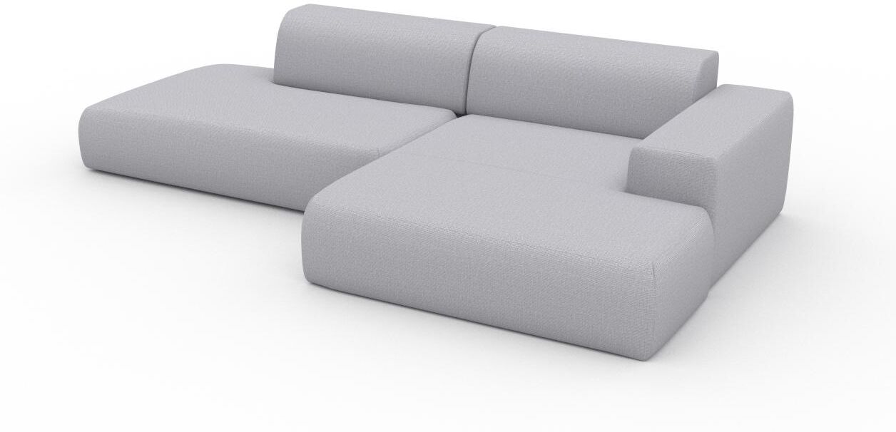 MYCS Ecksofa Lichtgrau - Flexible Designer-Polsterecke, L-Form: Beste Qualität, einzigartiges Design - 296 x 72 x 168 cm, konfigurierbar