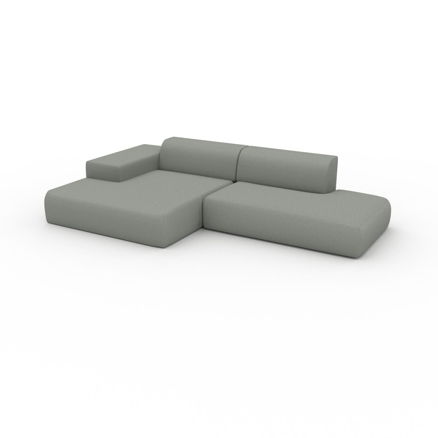 MYCS Sofa 2-Sitzer Schiefergrau Feingewebe - Elegantes, gemütliches 2-Sitzer Sofa: Hochwertige Qualität, einzigartiges Design - 310 x 72 x 168 cm,...