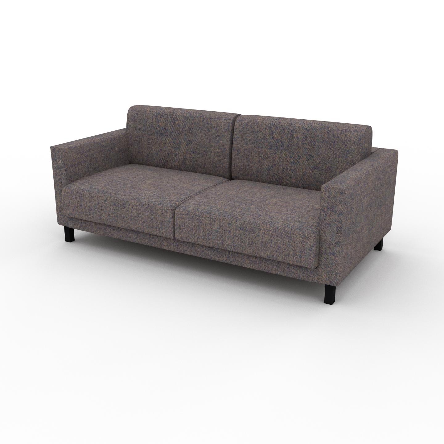 MYCS Sofa 2-Sitzer Orangepetrol Melierte Wolle - Elegantes, gemütliches 2-Sitzer Sofa: Hochwertige Qualität, einzigartiges Design - 184 x 75 x 98 cm,...
