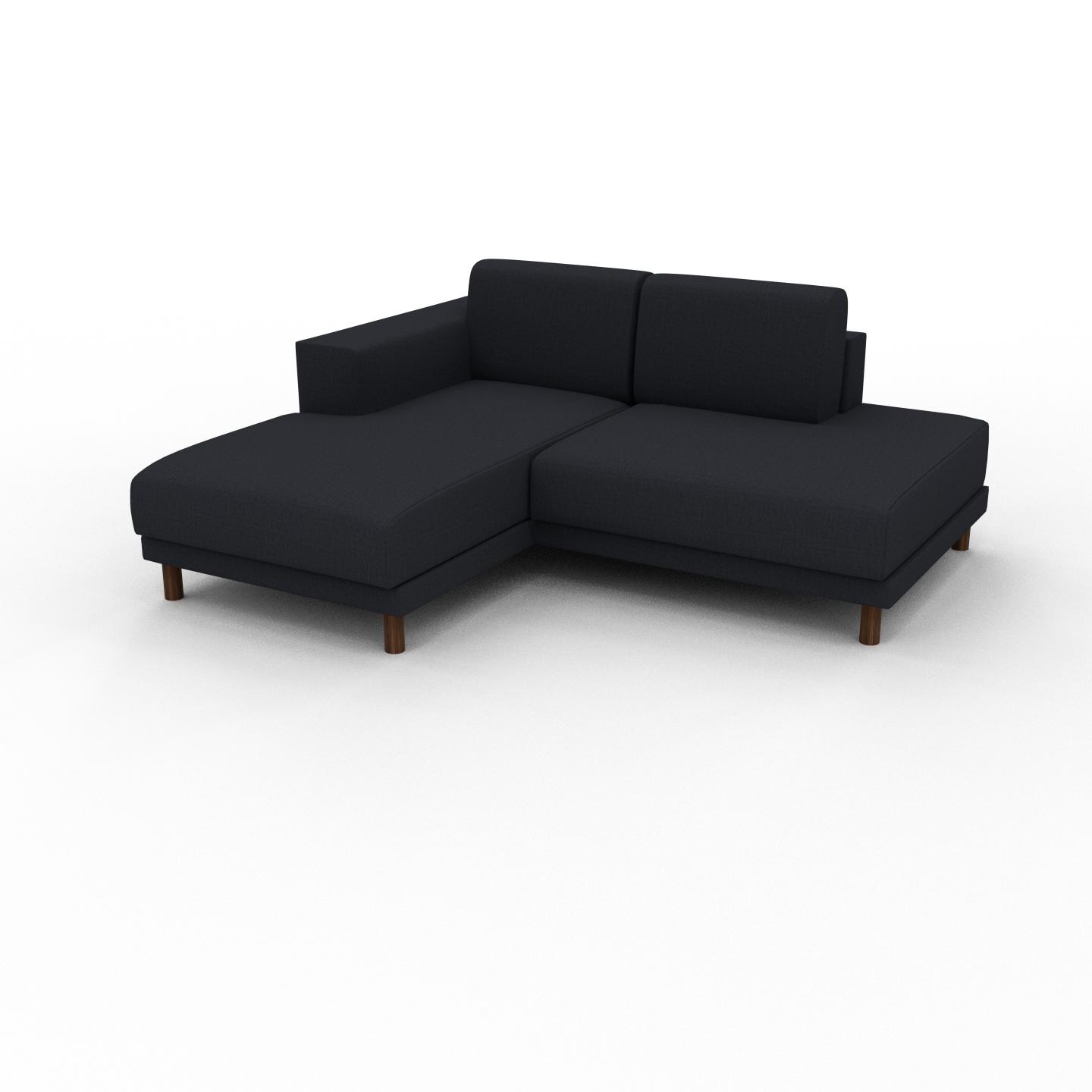 MYCS Ecksofa Nachtblau - Flexible Designer-Polsterecke, L-Form: Beste Qualität, einzigartiges Design - 184 x 75 x 162 cm, konfigurierbar