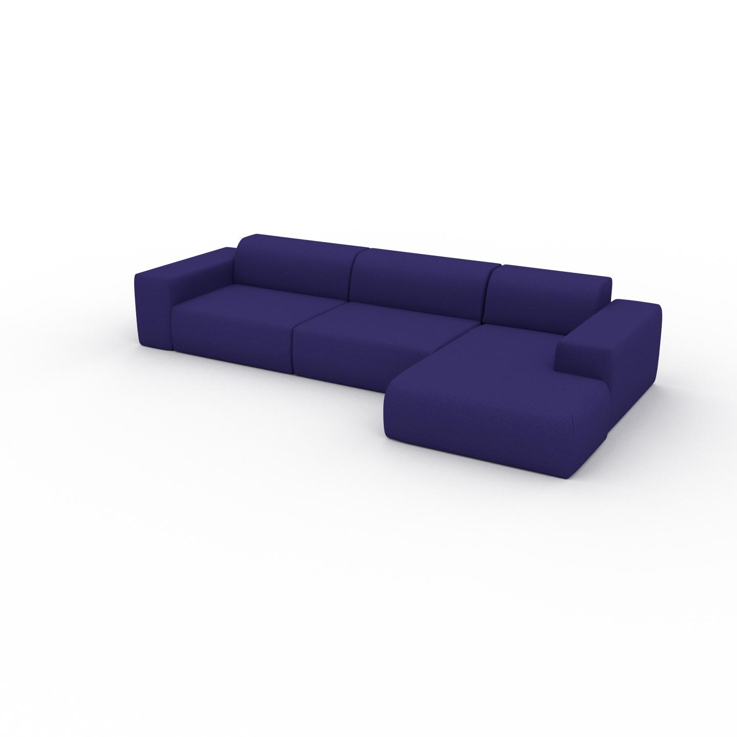 MYCS Schlafsofa Tintenblau - Elegantes, gemütliches Bettsofa: Hochwertige Qualität, einzigartiges Design - 343 x 72 x 168 cm, konfigurierbar