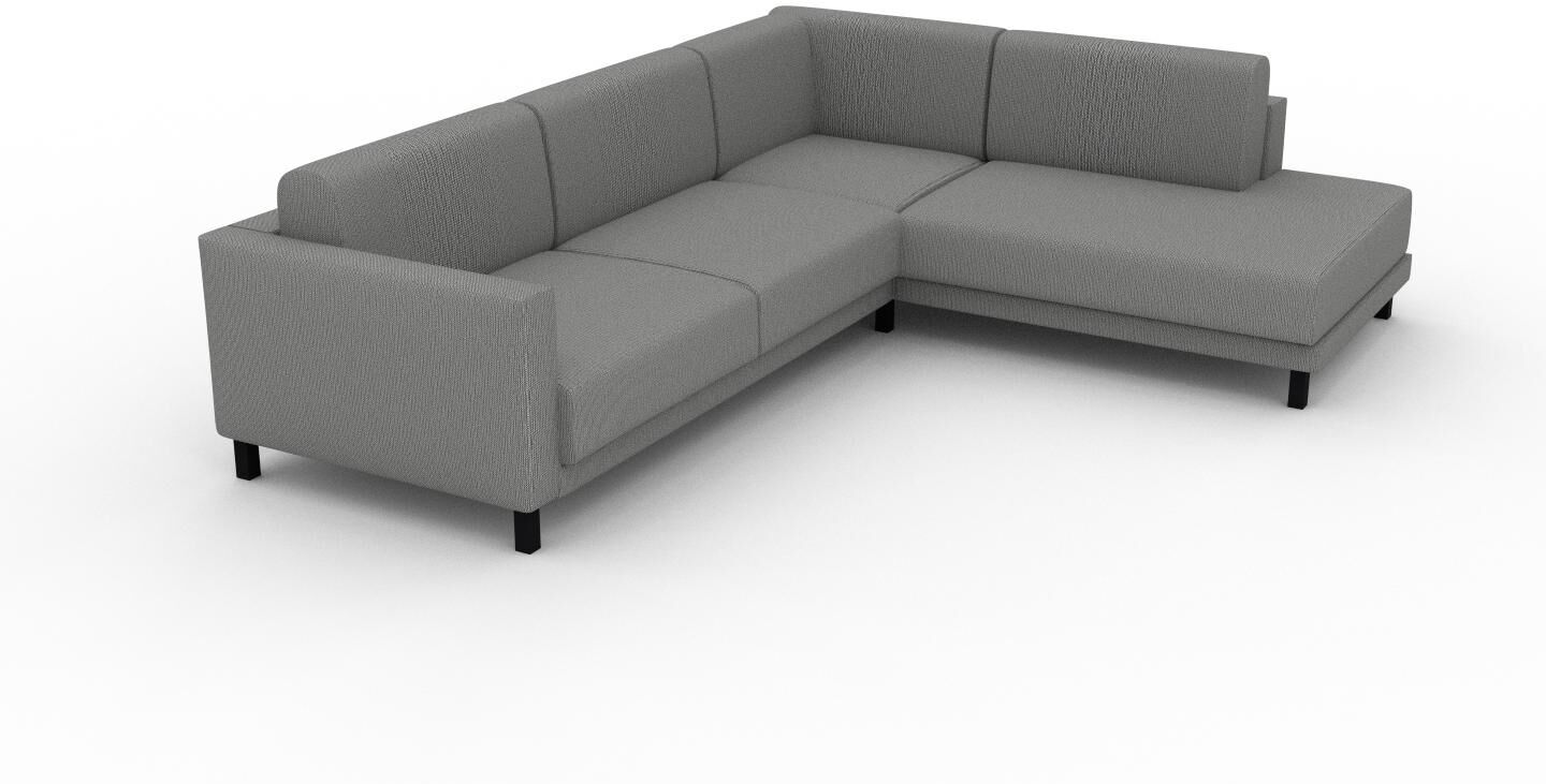 MYCS Ecksofa Granitweiß - Flexible Designer-Polsterecke, L-Form: Beste Qualität, einzigartiges Design - 214 x 75 x 266 cm, konfigurierbar