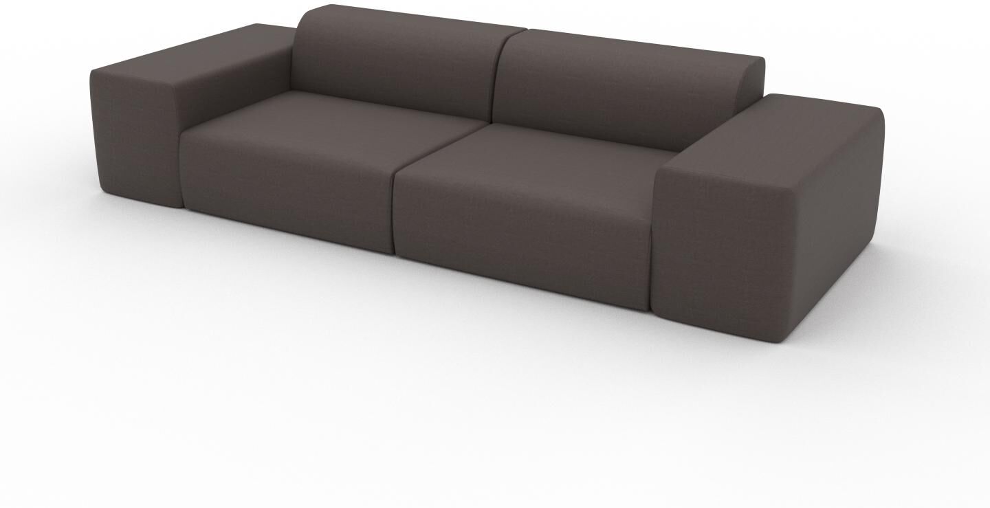 MYCS Schlafsofa Graubraun - Elegantes, gemütliches Bettsofa: Hochwertige Qualität, einzigartiges Design - 294 x 72 x 107 cm, konfigurierbar