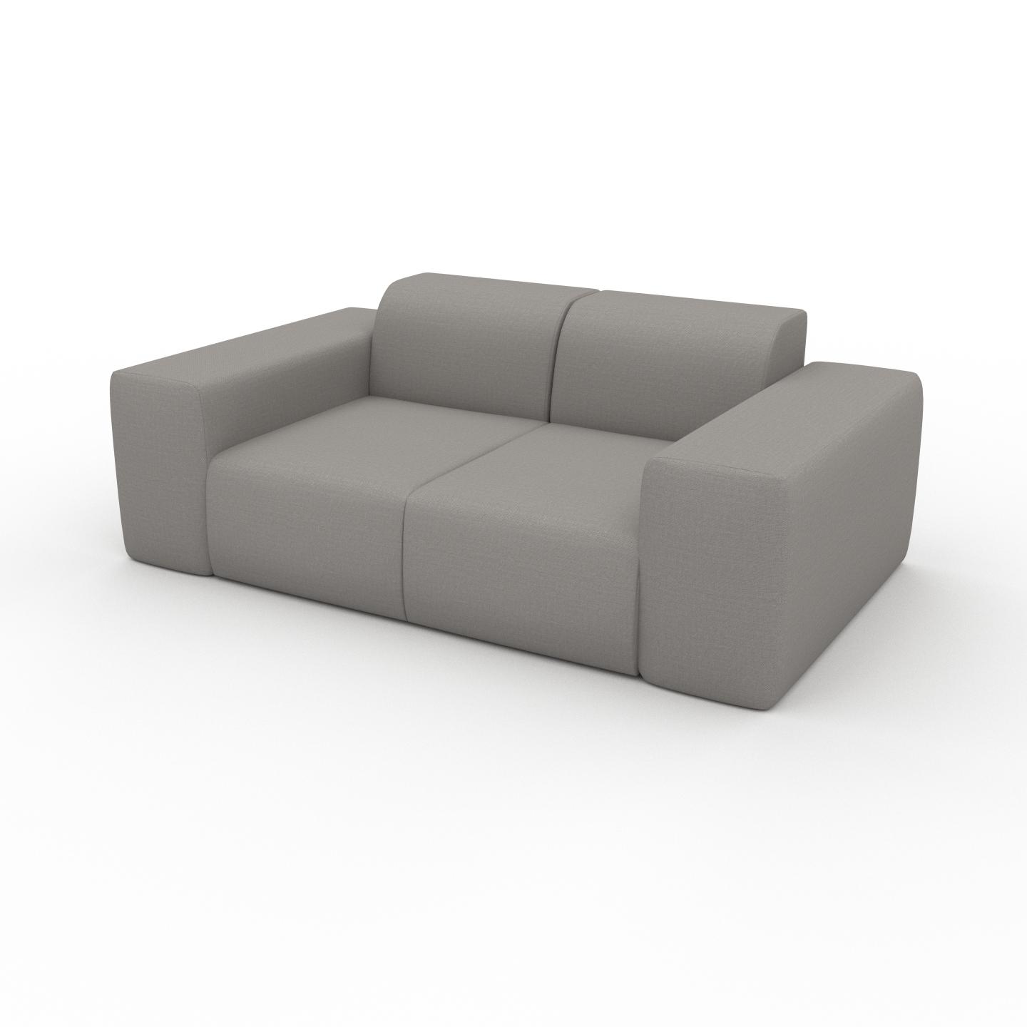 MYCS Sofa Sandgrau - Moderne Designer-Couch: Hochwertige Qualität, einzigartiges Design - 186 x 72 x 107 cm, Komplett anpassbar