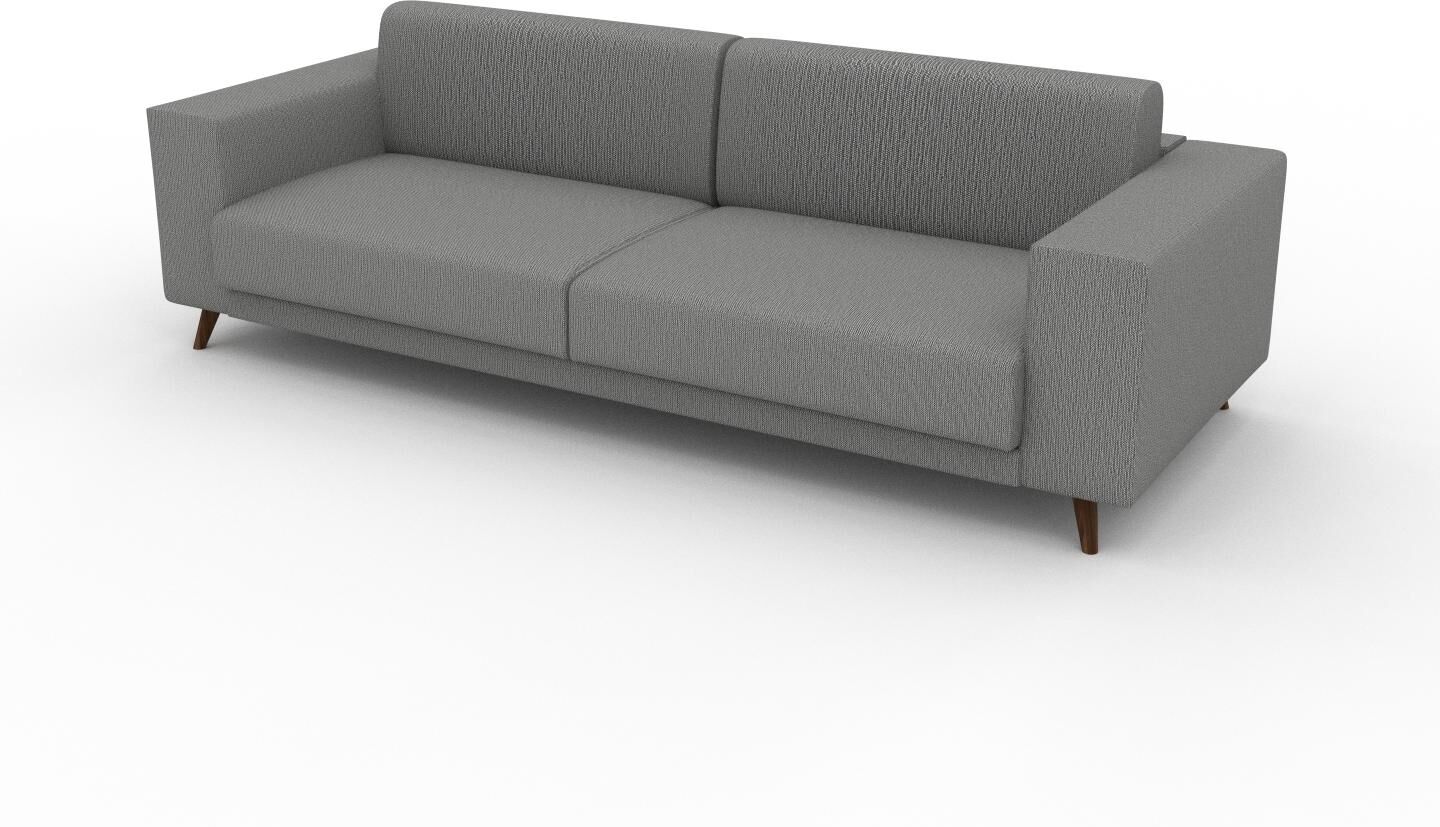 MYCS Sofa Granitweiß - Moderne Designer-Couch: Hochwertige Qualität, einzigartiges Design - 248 x 75 x 98 cm, Komplett anpassbar