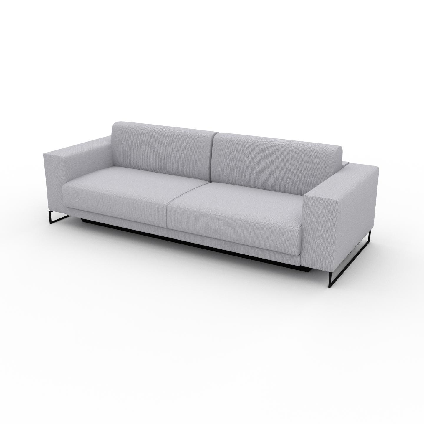 MYCS Sofa 3-Sitzer Lichtgrau Feingewebe - Elegantes, gemütliches 3-Sitzer Sofa: Hochwertige Qualität, einzigartiges Design - 248 x 75 x 98 cm,...