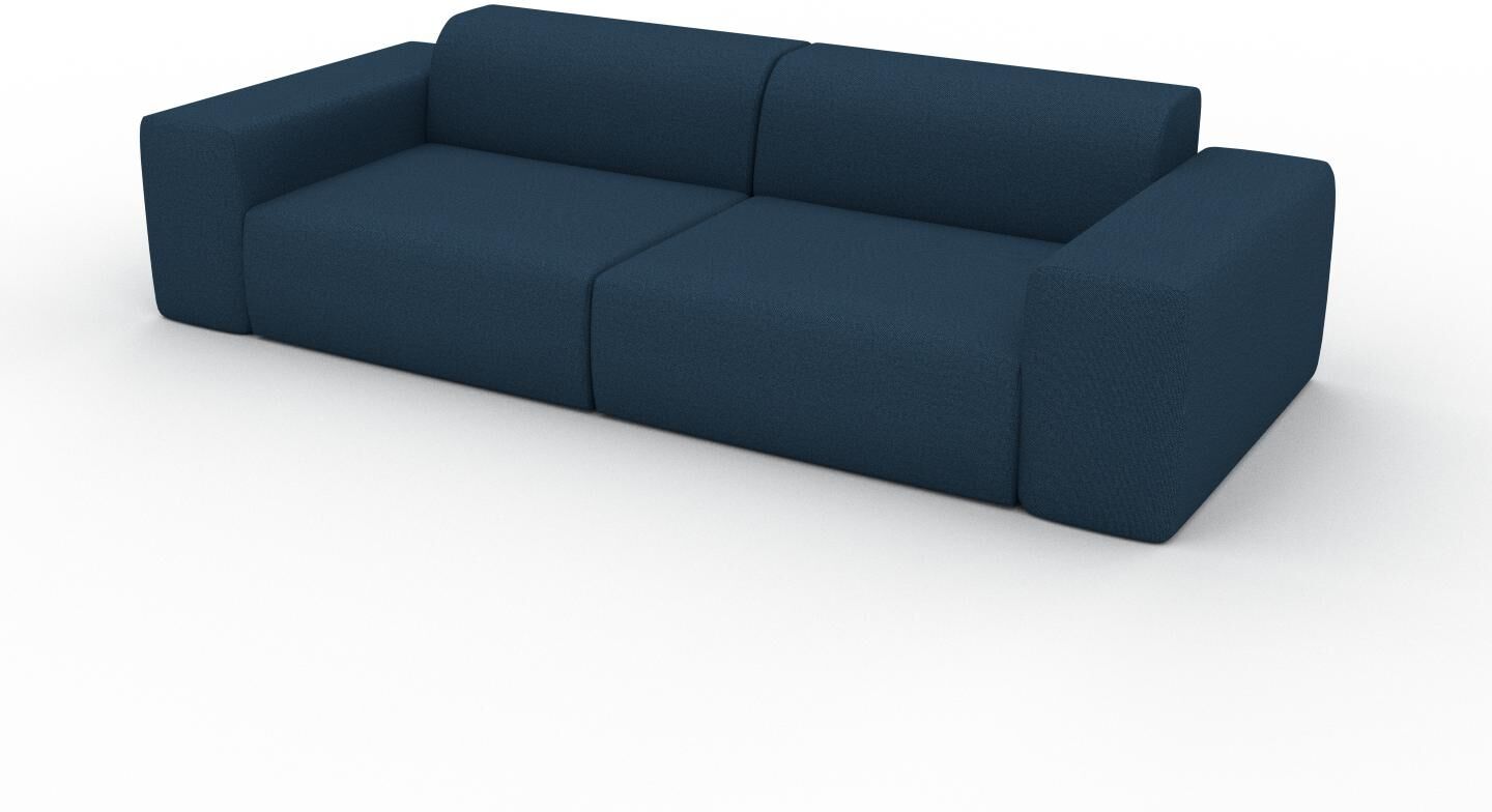 MYCS Schlafsofa Ozeanblau - Elegantes, gemütliches Bettsofa: Hochwertige Qualität, einzigartiges Design - 266 x 72 x 107 cm, konfigurierbar