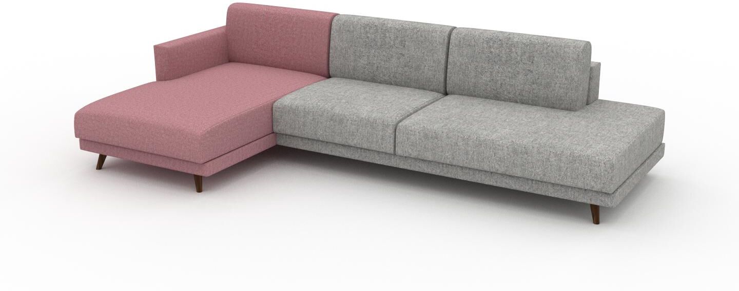 MYCS Ecksofa Kiesgrau - Flexible Designer-Polsterecke, L-Form: Beste Qualität, einzigartiges Design - 293 x 75 x 162 cm, konfigurierbar