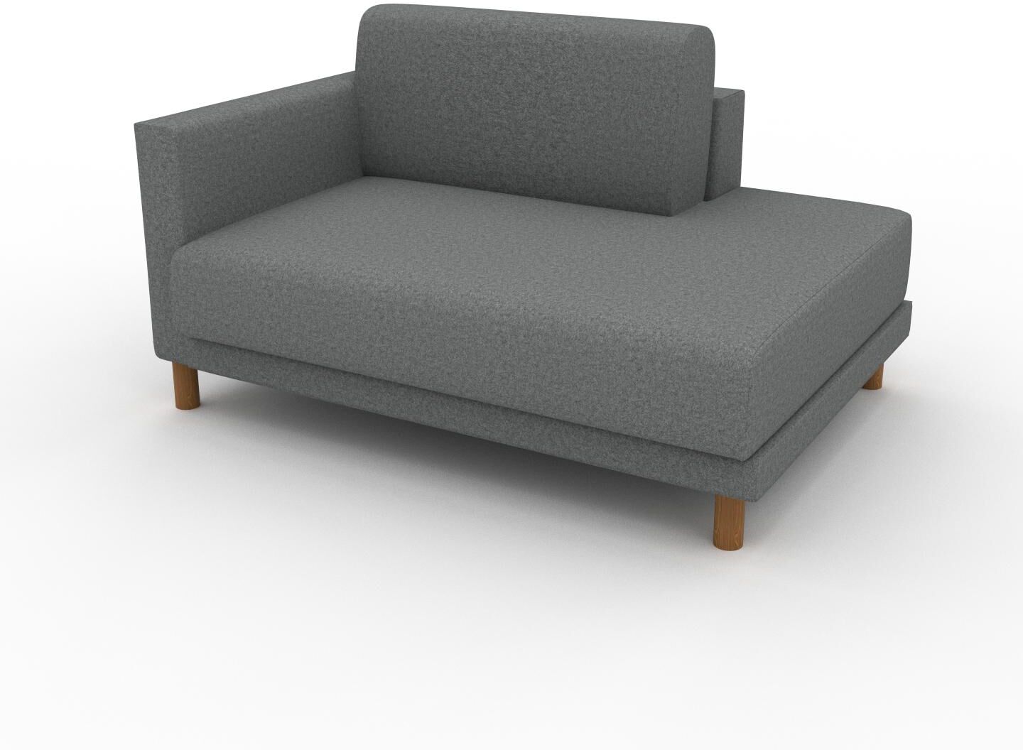 MYCS Sessel Kiesgrau - Eleganter Sessel: Hochwertige Qualität, einzigartiges Design - 132 x 75 x 98 cm, Individuell konfigurierbar