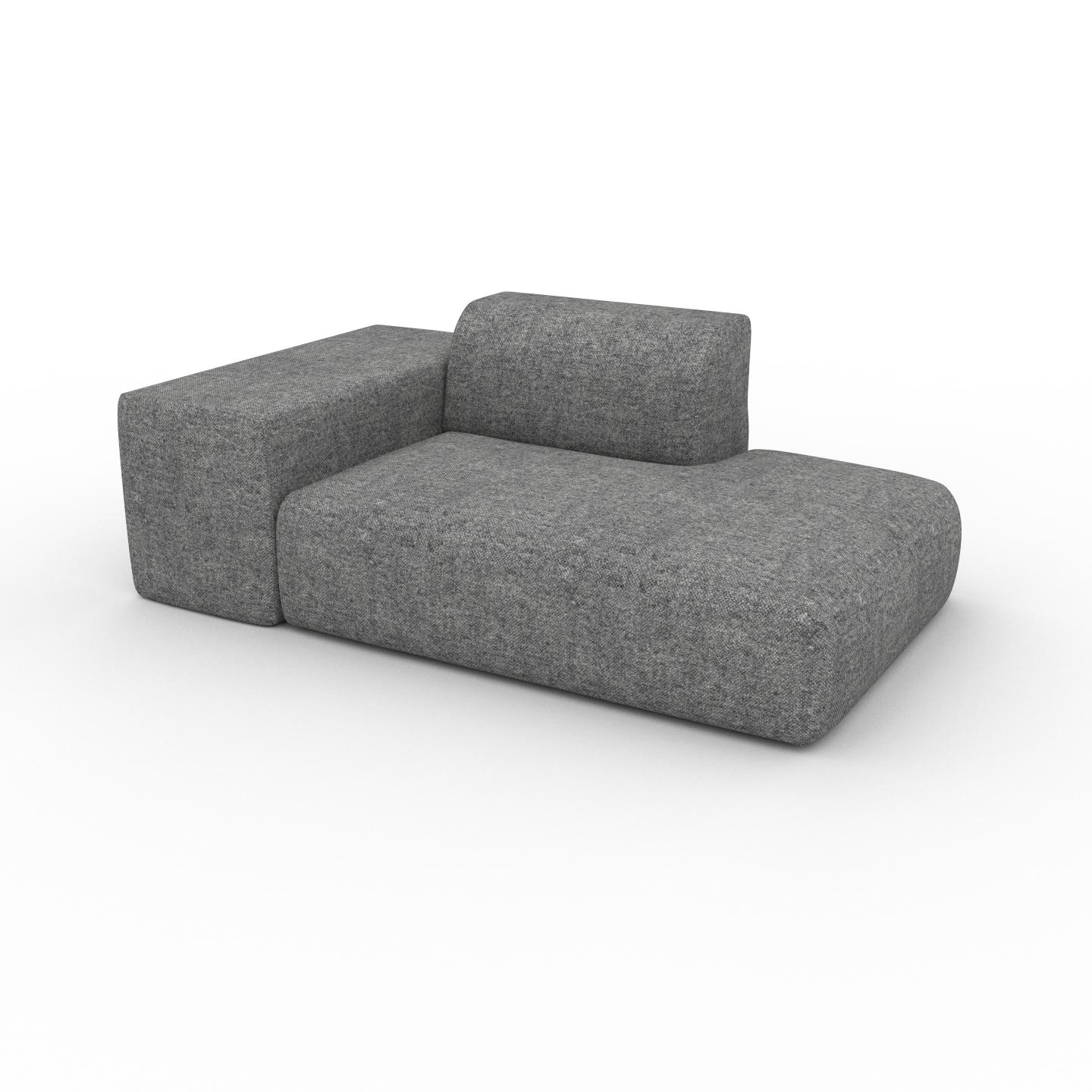 MYCS Sofa Steingrau - Moderne Designer-Couch: Hochwertige Qualität, einzigartiges Design - 182 x 72 x 107 cm, Komplett anpassbar