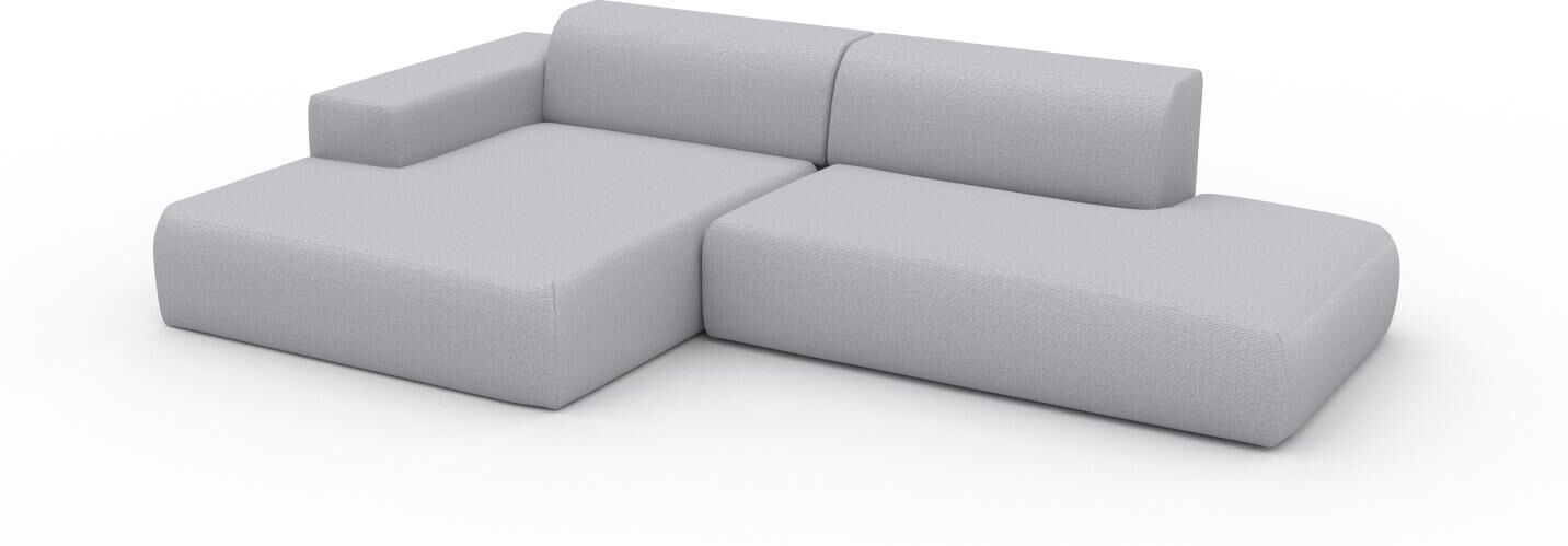 MYCS Ecksofa Lichtgrau - Flexible Designer-Polsterecke, L-Form: Beste Qualität, einzigartiges Design - 296 x 72 x 168 cm, konfigurierbar