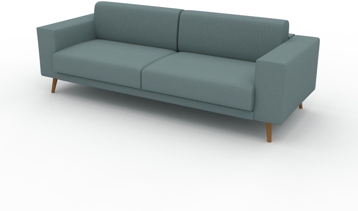 MYCS Sofa 3-Sitzer Taubenblau Feingewebe - Elegantes, gemütliches 3-Sitzer Sofa: Hochwertige Qualität, einzigartiges Design - 248 x 81 x 98 cm,...