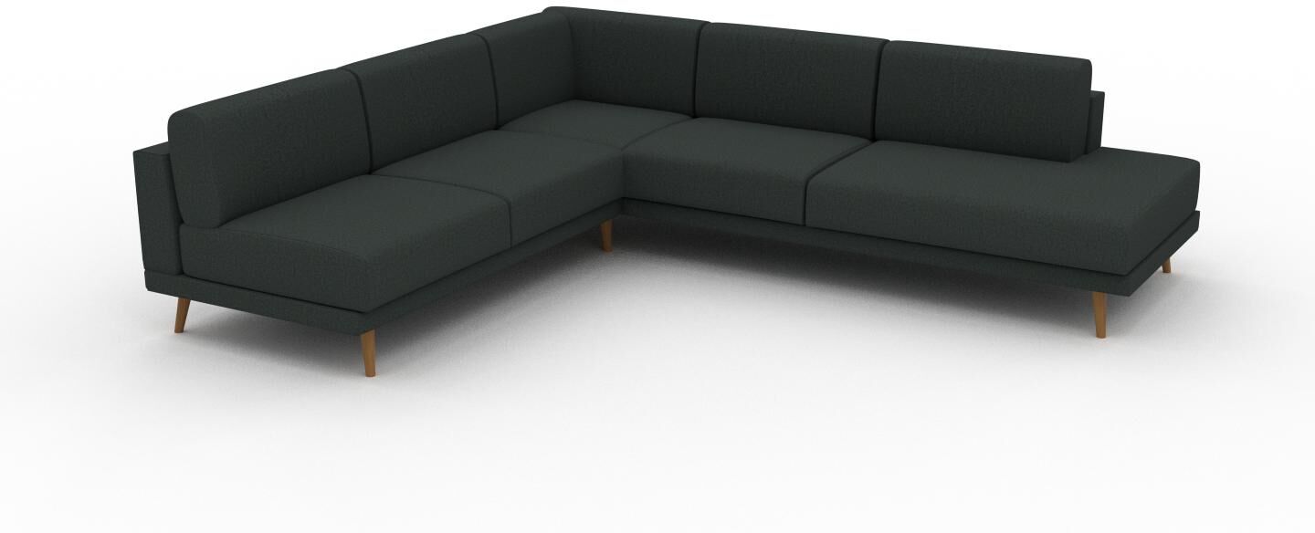 MYCS Ecksofa Anthrazit - Flexible Designer-Polsterecke, L-Form: Beste Qualität, einzigartiges Design - 294 x 81 x 254 cm, konfigurierbar