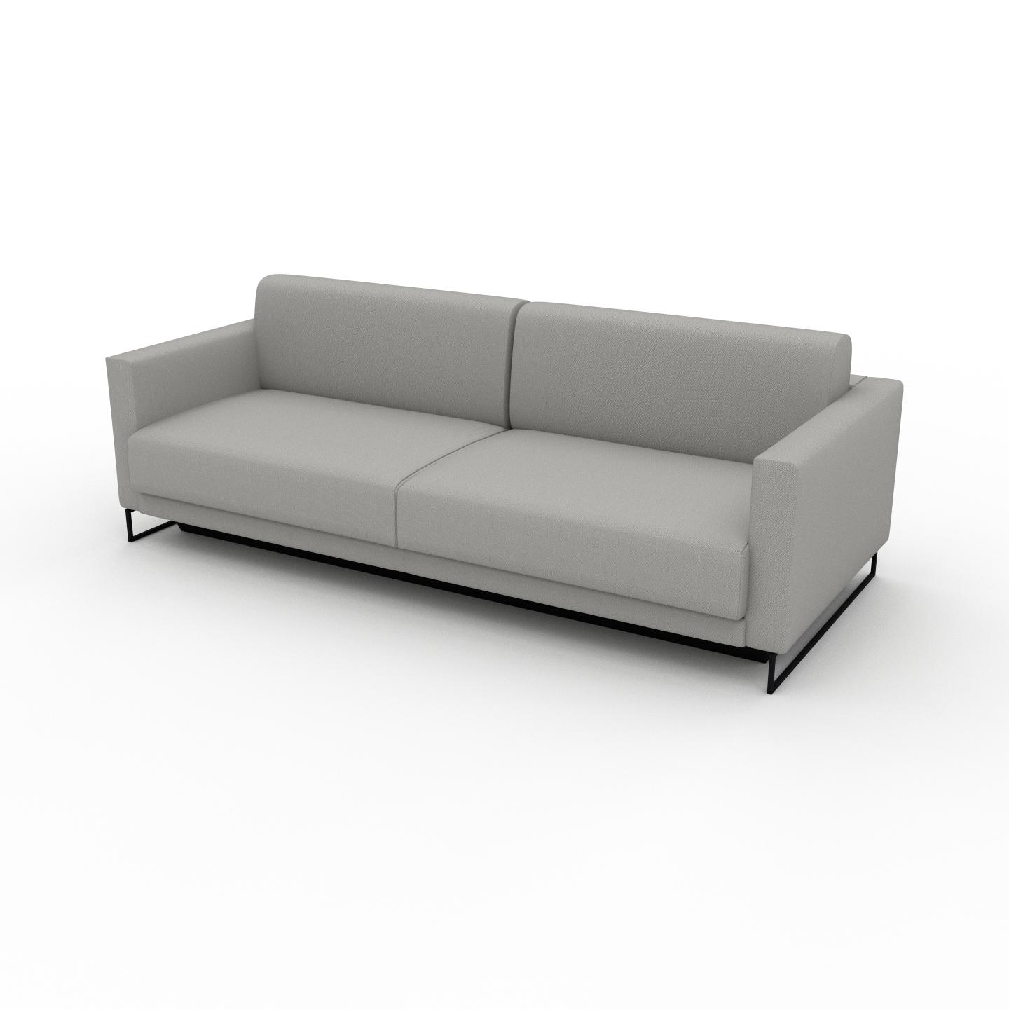 MYCS Sofa 3-Sitzer Sandgrau Strukturgewebe - Elegantes, gemütliches 3-Sitzer Sofa: Hochwertige Qualität, einzigartiges Design - 224 x 75 x 98 cm,...