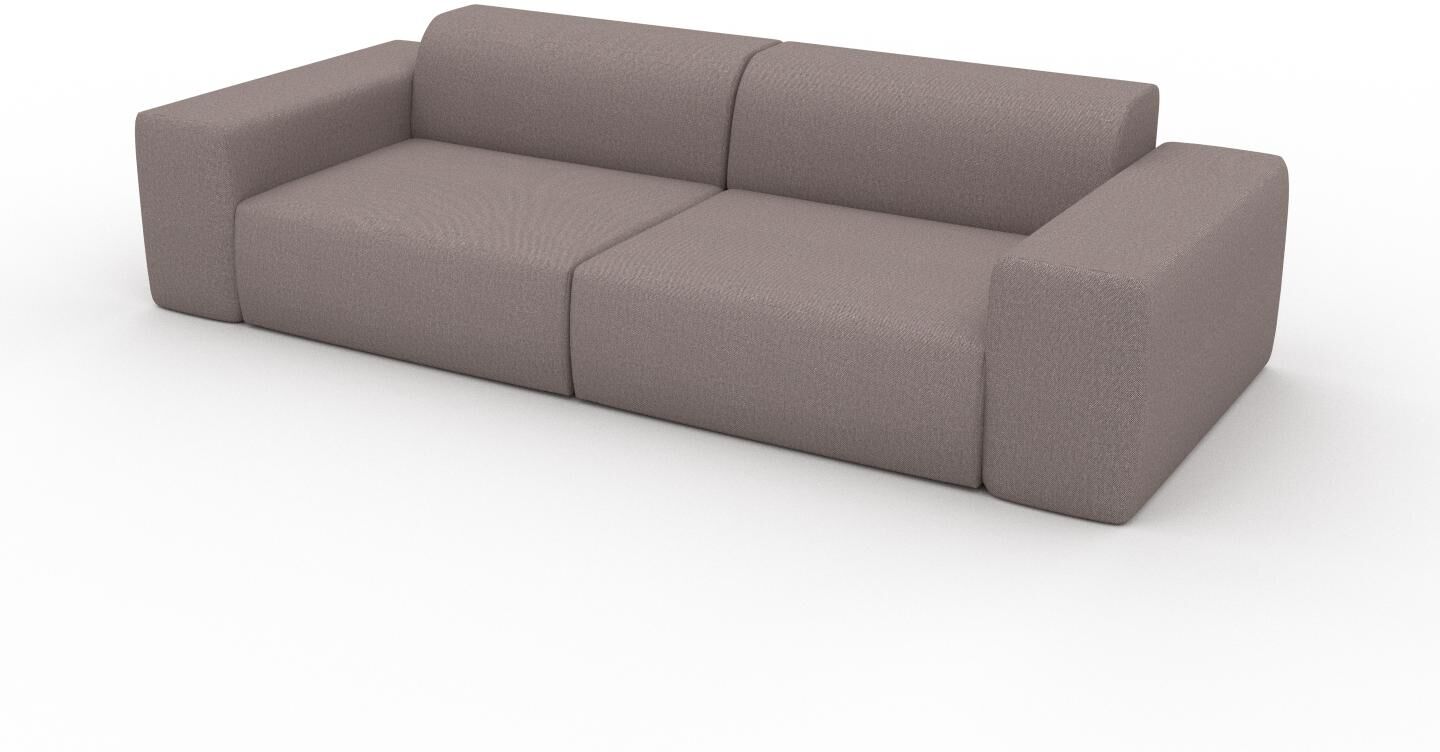 MYCS Schlafsofa Taupegrau - Elegantes, gemütliches Bettsofa: Hochwertige Qualität, einzigartiges Design - 266 x 72 x 107 cm, konfigurierbar