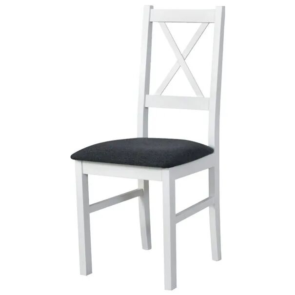 Sconto Jídelní židle NILA 10 bílá/černá