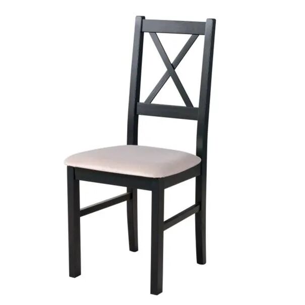Sconto Jídelní židle NILA 10 černá/béžová